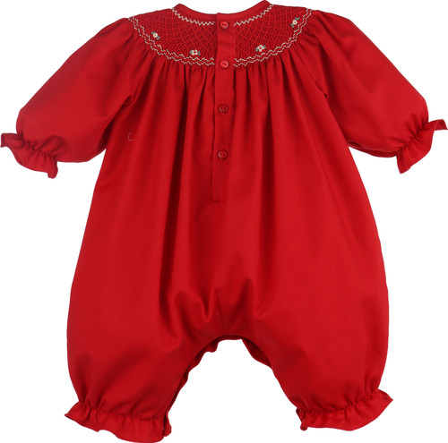 Classic Smock Long Bubble Red
