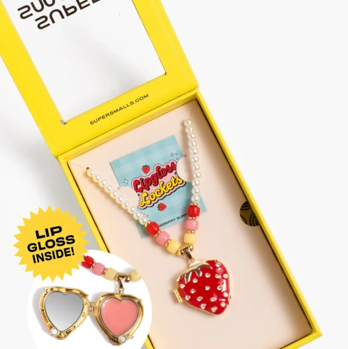Strawberry Surprise Lip Gloss Locket
