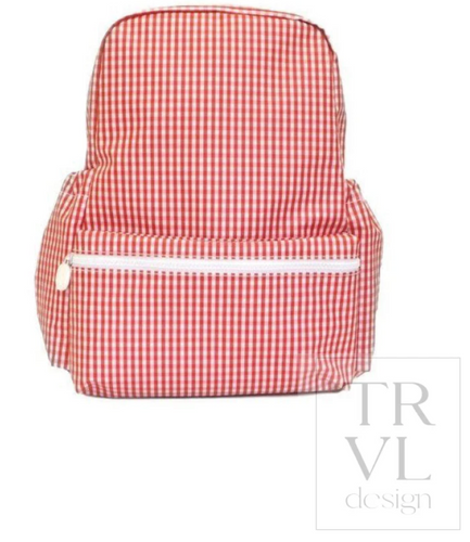 Backpacker - Gingham Red