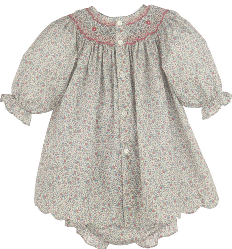 Fall Blossom Dress - Pink