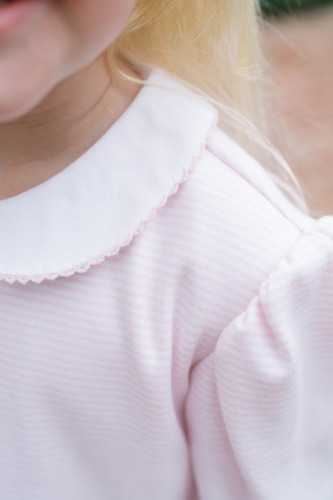 Caroline Knit Dress - Pink Mini Stripe