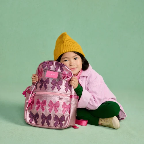 Kane Mini Backpack - Patchwork Bows