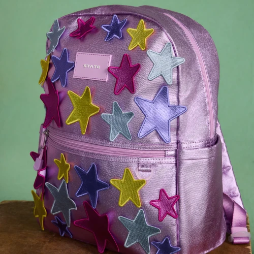 Kane Backpack - Metallic 3D Stars