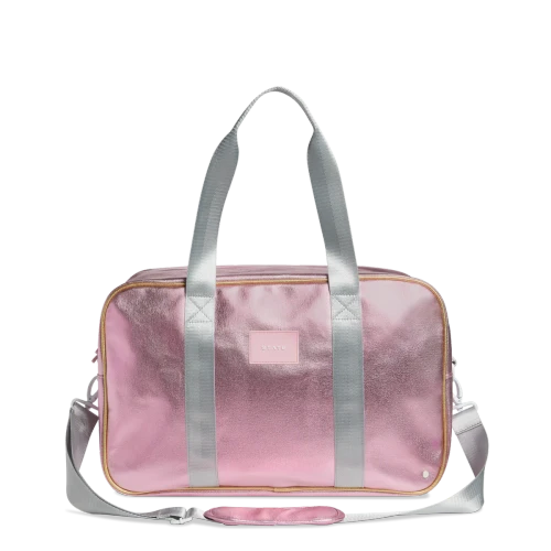 Rockaway Duffle - Metallic Pink/Silver