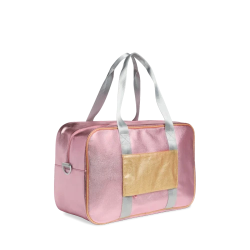 Rockaway Duffle - Metallic Pink/Silver