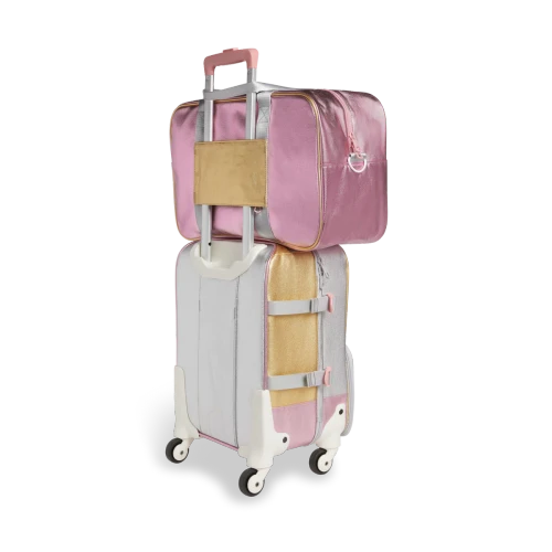 Rockaway Duffle - Metallic Pink/Silver