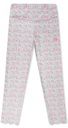 Sadie Scallop Legging - Petal Play
