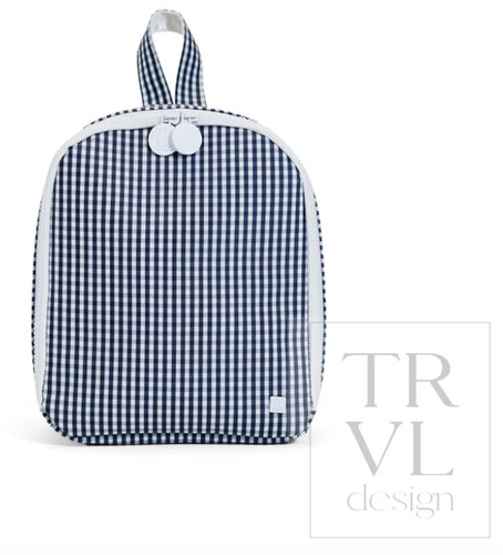 Bring It Lunch Bag - Navy Gingham