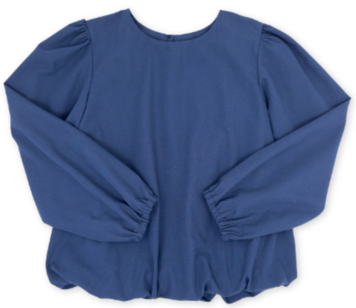 Madison Blouse - Natchez Navy