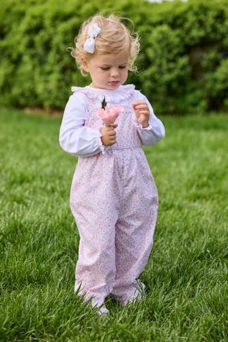 Ruffled Overall - Windemere Floral