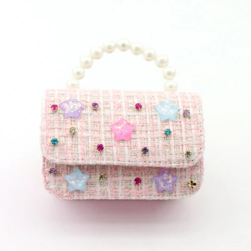 Stars Tweed Purse
