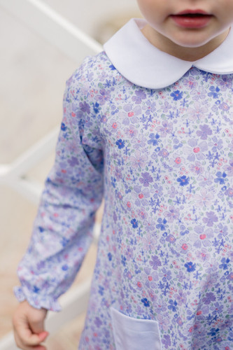 Iris Garden Long Sleeve Dress
