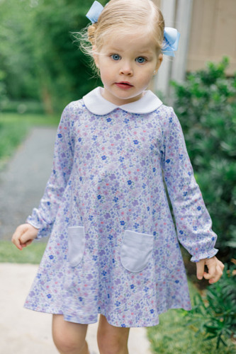 Iris Garden Long Sleeve Dress