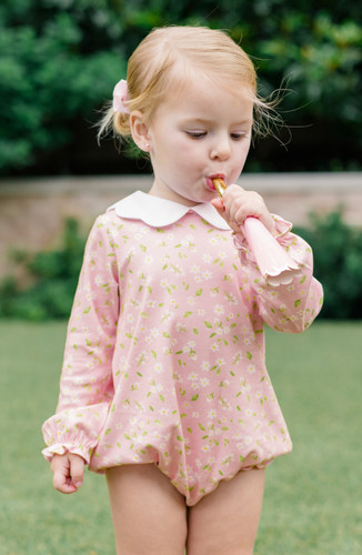 Pink Petal Long Sleeve Bubble