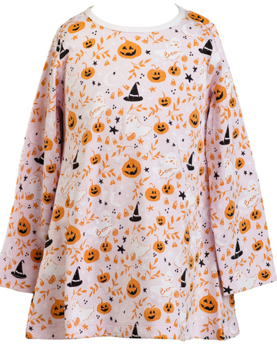 Pink Casper Long Sleeve Play Dress