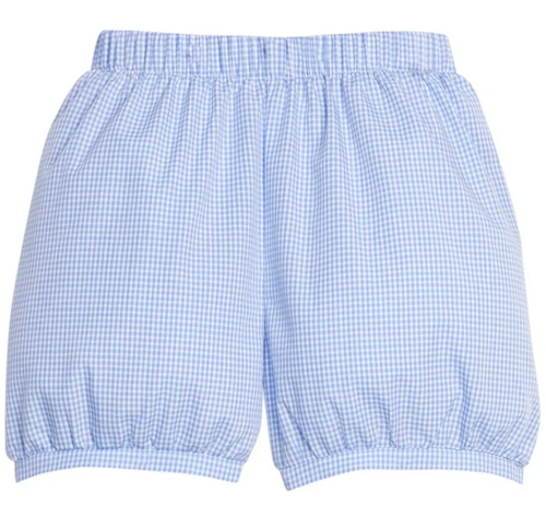 Banded Short - Royal Mini Gingham