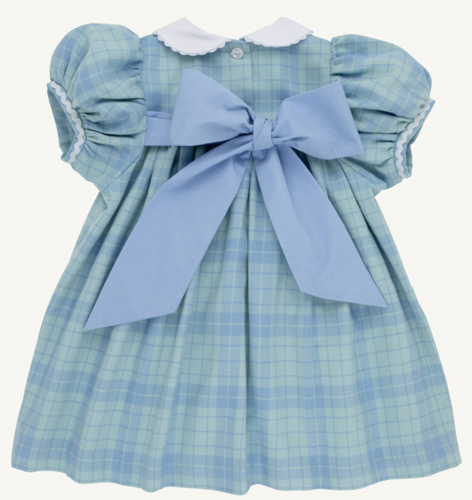 Mary Dal Dress - Audubon Park Plaid / Sarasota Sky