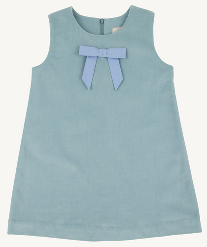 Jilly Corduroy Jumper - Old Greenwich Green / Sarasota Sky