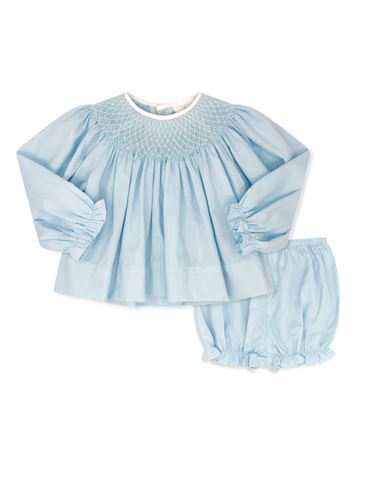 Betsy Bloomer Set - Birmingham Blue Smocking
