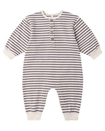 Relaxed Jumpsuit - Slate Stripe