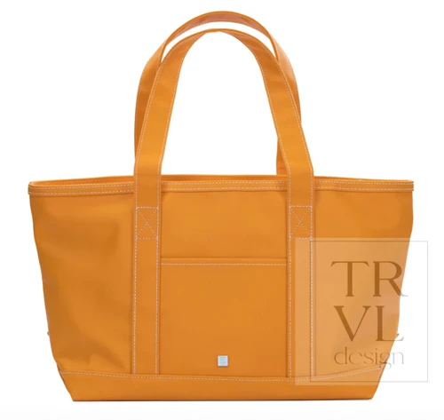 Medium Tote - Coated Canvas Orange