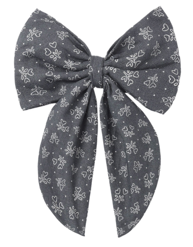 Oversized Bow - Heart Ditsy