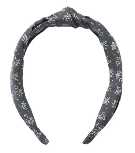 Knotted Headband - Heart Ditsy