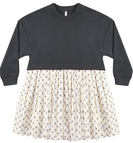 Sweatshirt Dress - Vintage Fleur