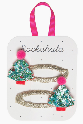 Christmas Tree Glitter Clips