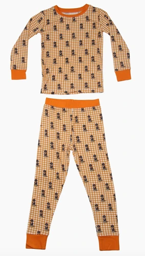 Bluetick Smokey Gingham Pajamas