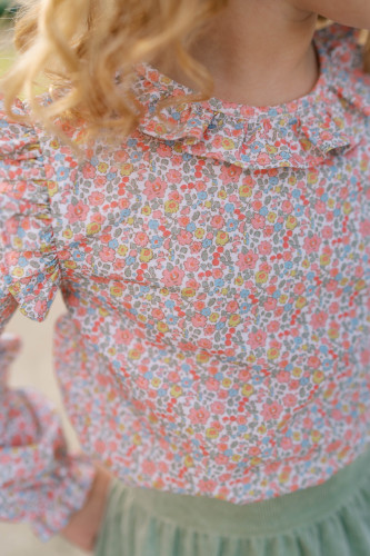 Evelyn Blouse - Autumn Garden