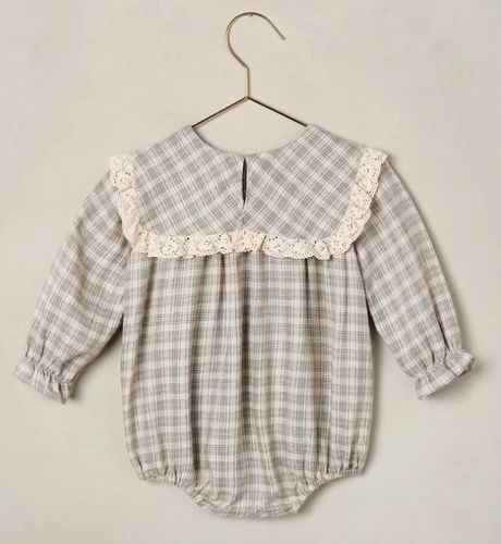 Noelle Romper - Fall Plaid