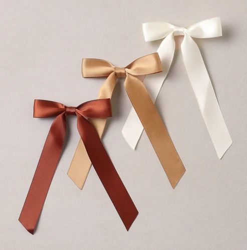Spice Ribbon Bows - Spice, Ivory, Gold