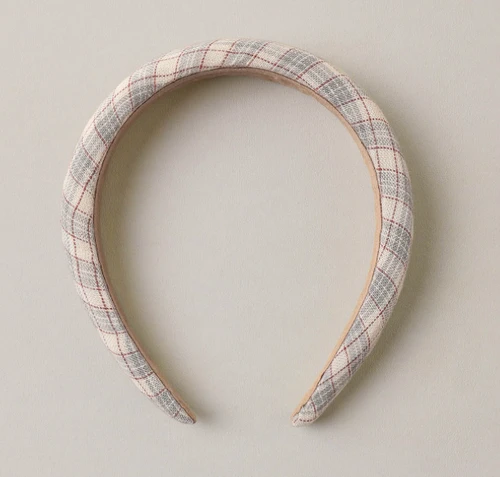 Padded Headband - Fall Plaid