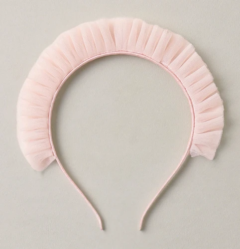 Ruffle Headband - Pink