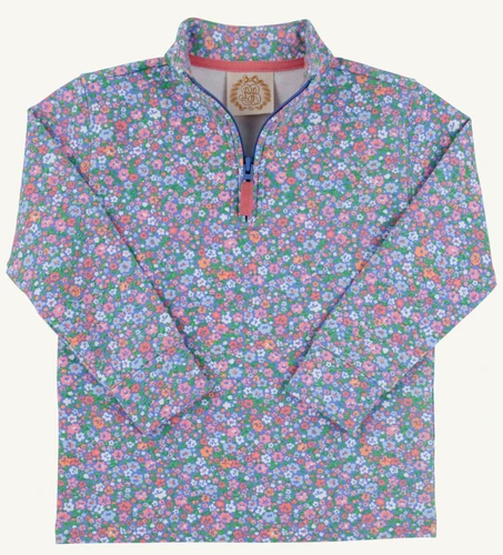 Canter Collar Half-Zip - Mountain Brook Mini Floral