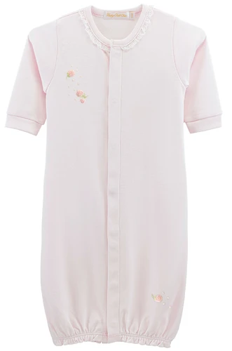 Spring Flowers Embroidered Pima Converter Gown