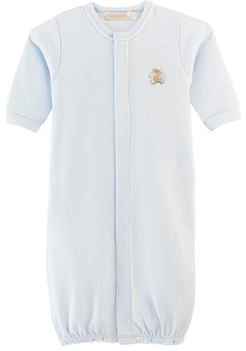 Blue Bunny Embroidered Pima Converter Gown