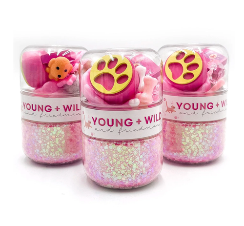 Grab & Go Dough Jar - Pink Pet Shop