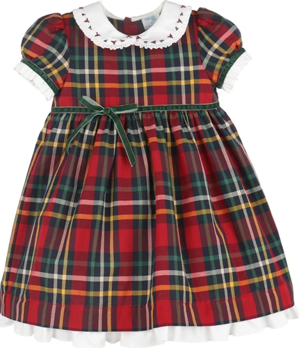 Christmas Red Plaid Dress