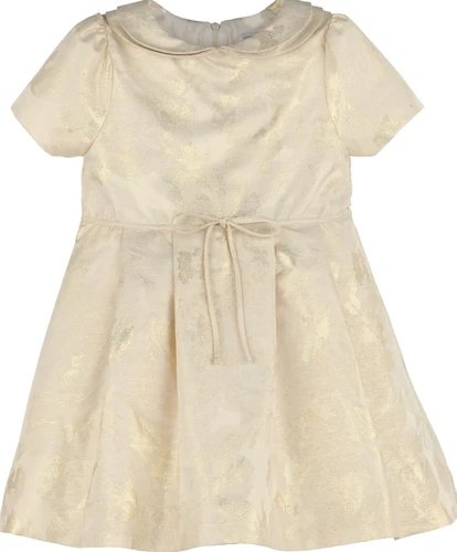 Golden Flowers Gold Dress
