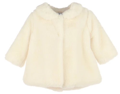 Cozy Ivory Fuzzy Long Coat