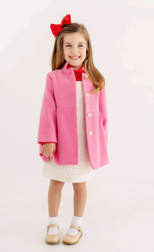Penelope Peacoat - Hamptons Hot Pink/Richmond Red