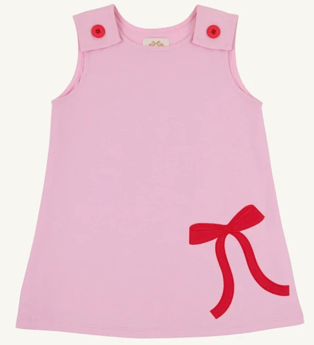 Juliet Jumper (Pima) - Pier Party Pink/Richmond Red/Bow