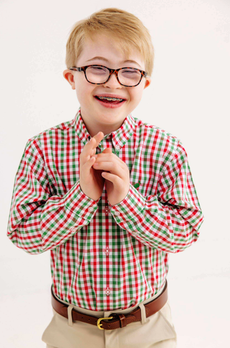 Deans List Dress Shirt - Richmond Red and Kiawah Kelly Green Gingham/Kiawah Kelly Green