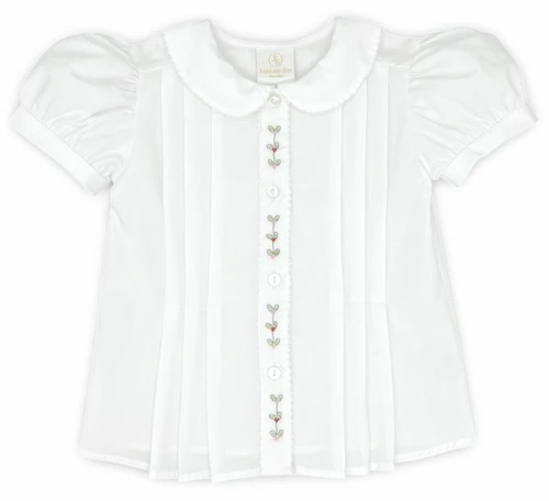 Vintage Blouse - White Batiste / Holly