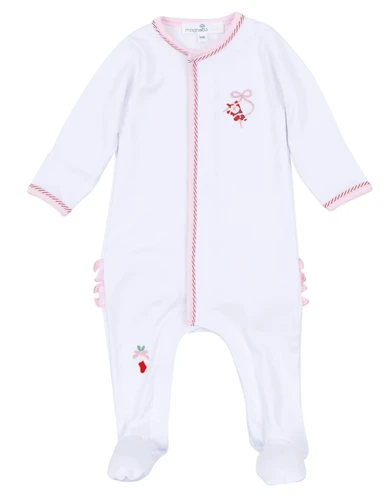 Jolly Ribbons Ruffle Footie