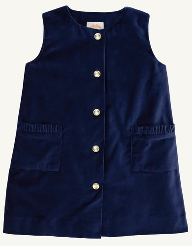 Jilly Jumper (Velveteen) - Nantucket Navy