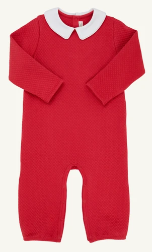 Porter's Playsuit (Quilted) - Richmond Red
