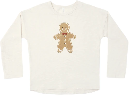 Long Sleeve Tee - Gingerbread Man
